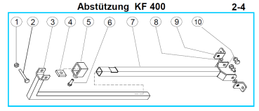 KF 400 Abstützung