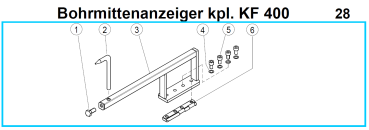 KF 400 Bohrmittenanzeiger