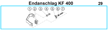 KF 400 Endanschlag