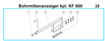 KF 600 bore middle indicator