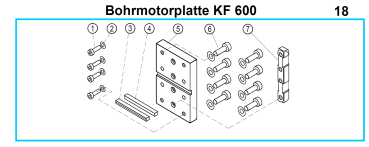 KF 600 motor plate