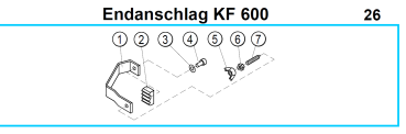 KF 600 End piece