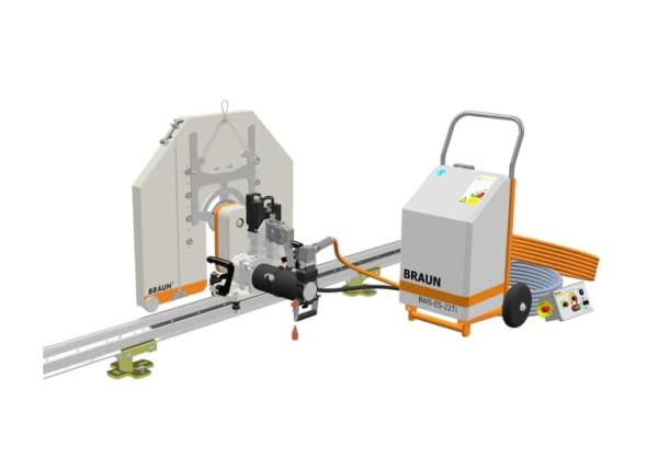 Braun Wandsäge BWS15‑Ti – 18 kW Beton- und Wandtrennsäge
