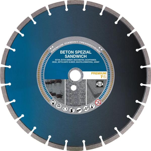 Diamant Trennscheibe BETON SPEZIAL SANDWICH