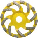 Diamond Grinding Cup NEW FAN CUP abrasive materials yellow