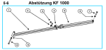 Ersatzteile KF 1000 Abstützung