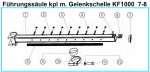 Ersatzteile KF 1000 Führungssäule mit Gelenkschelle