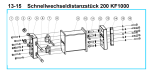 Spare parts KF 1000 quick change spacer
