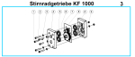 Ersatzteile KF 1000 Stirnradgetriebe