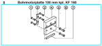 Motor plate 100 mm