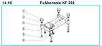 KF 250 Fußkonsole