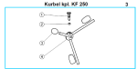 KF 250 Kurbel