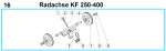 KF 250 Radachse