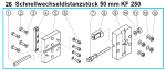 KF 250 Schnellwechseldistanzstück 50 mm