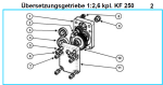 KF 250 Übersetzungsgetriebe 1:2,6