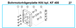 KF 400 Bohrmotorträgerplatte Hilti
