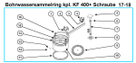 KF 400 Bohrwassersammelring + Schraube
