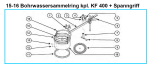 KF 400 Bohrwassersammelring + Spanngriff