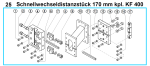 KF 400 Schnellwechseldistanzstück 170 mm