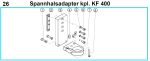 KF 400 Spannhalsadapter