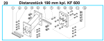 KF 600 Distanzstück 190 mm