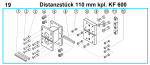 KF 600 Distanzstück 110 mm
