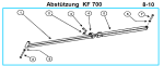 Spare parts KF 700 support