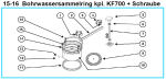 Spare parts KF 700 water collection ring