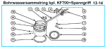Spare parts KF 700 water collection ring