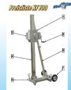 Spare parts KF 700 main drill stand