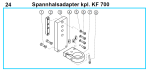 Ersatzteile KF 700 Spannhalsadapter